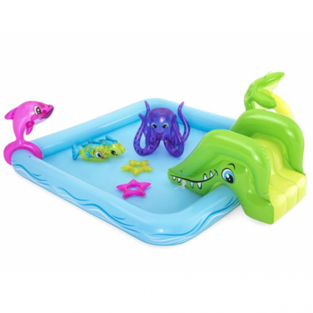 Piscina gonflabila pentru copii Bestway, Fantastic Aquarium Play Center, 239cm x 206cm x 86cm [4]
