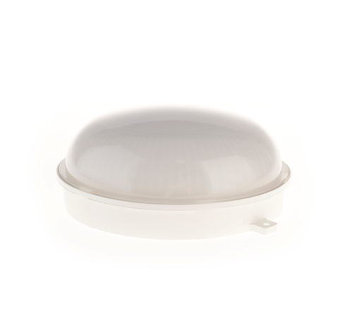 Corpuri de iluminat - Plafonieră LED exterior 9W cu lumină caldă, antivandalism, rotundă