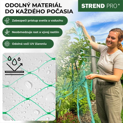 Plasa pvc contra pasarilor, verde, 4x20 m, Strend Pro [1]