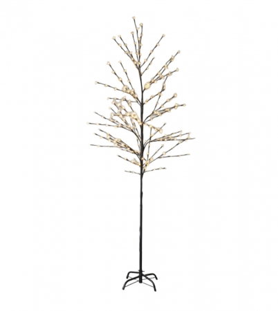 Pom decorativ luminat, MagicHome, tip CIRES inflorit, 192 LED-uri, lumina calda, inaltime 1.80 metrii, 230 V, 50 Hz, IP44 [0]