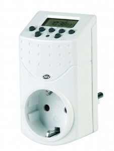 Priza programabila digitala, 16 A, 220 V, alba, Rev [0]