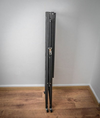 Raft depozitare pliabil cu roți MagicHome, metalic, 4 polițe, 127x72x34 cm, max. 200 kg [7]