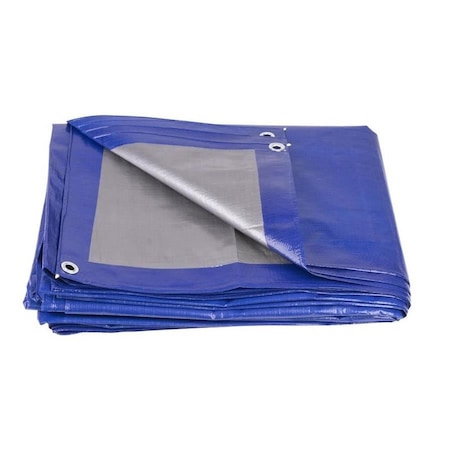 Gradina - Prelata impermeabila Strend Pro Profi, densitate 140g/m², 2x3 m, inele de prindere, albastra