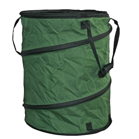 Accesorii pentru gradina - Cos pliabil pentru frunze Strend Pro, textil, verde, 60 l