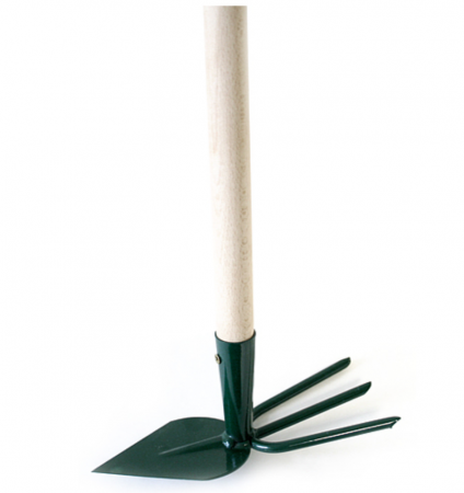 Lopeti si unelte de sapat - Sapaliga gradinarit 3 dinti cu maner de lemn Strend Pro H104, 60cm
