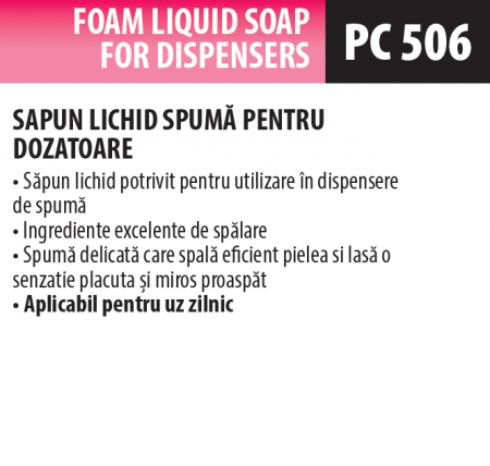 Săpun lichid spumant pentru dozatoare 5 litrii,  Medix Professional [1]