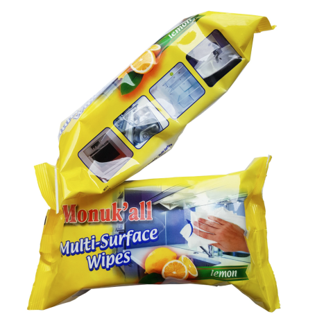 Servetele umede pentru suprafete lavabile Monuk’All, parfum citrice, 80 buc/set [1]