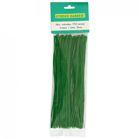 Accesorii pentru gradina - Set 100 coliere prindere Strend Pro GardenTwist Pvc 0.4x3 mm, lungime 200 mm