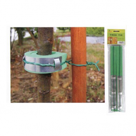 Set 2 buc legaturi pomi, Strend Pro Cushion 30cm, cu protectie de burete pentru pomii tineri [1]