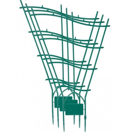 Ghivece si suporturi - Set 3 suporturi pentru flori Strend Pro GreenGarden, 180x290mm, plastic, verde