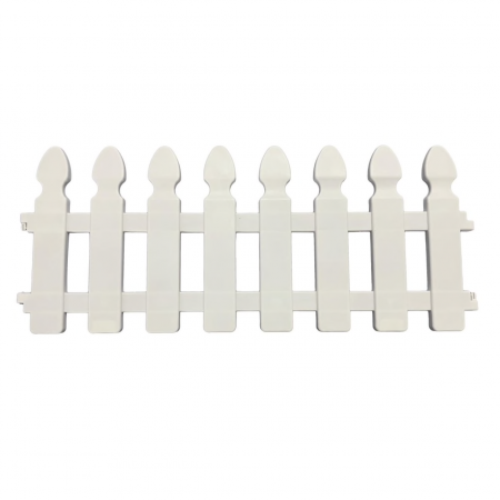 Set gard pentru gradina Strend Pro F7052, 4 buc, Lungime totala 2m, alb [0]