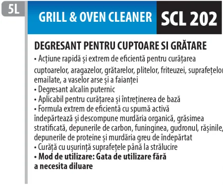 Solutie de curatare pentru gratare, cuptoare si aragazuri, 5 L, Medix Professional [1]
