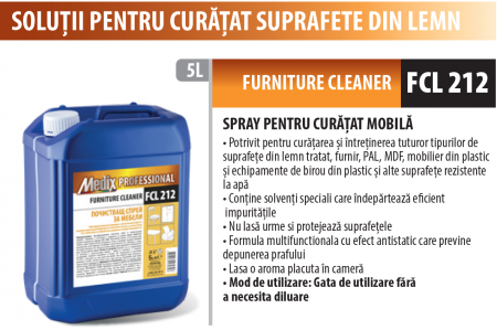 Solutie de curățare pentru mobilier și electrocasnice, 5 litrii, Medix Professional [1]