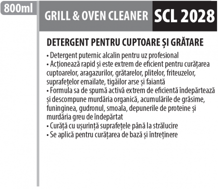 Solutie spray de curatare pentru gratare, cuptoare si aragazuri, 800 ml, Medix Professional [1]