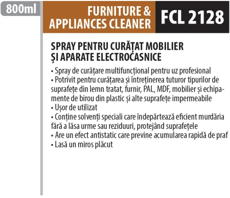 Solutie spray de curățare pentru mobilier și electrocasnice, 800 ml, Medix Professional [1]