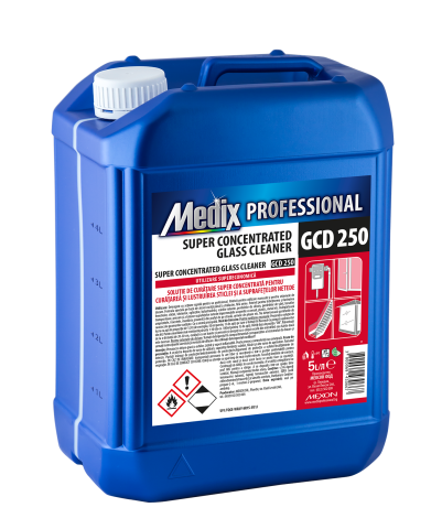 HoReCa - Solutie super concentrata pentru sticla GCD 250, Medix Profesional, 5 L