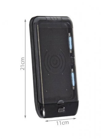 Sterilizator UV pentru telefon cu functie de  incarcator wireless si power bank, Negru [2]