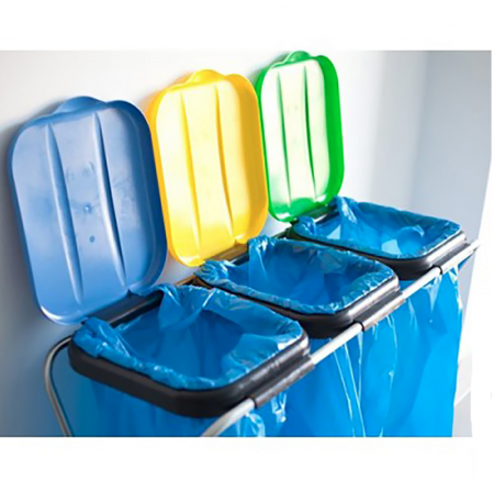 Suport pentru saci de gunoi Artex ECOFIX 3, 96 x 42 x 78 cm, pentru saci de la 20 l la 130 l, pentru colectare selectiva [2]