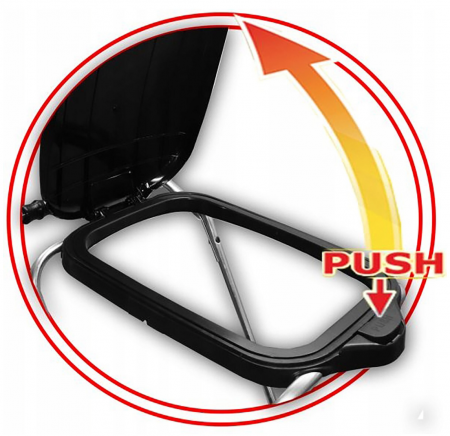 Suport saci gunoi MOVE & UP 1 – 44×56×83 cm, cu roți și mâner ergonomic [3]