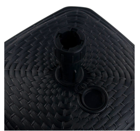 Suport umbrela, Prosperplast, patrat, 39x39x13 cm, antracit [1]