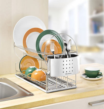 Suport uscator de vase inox 49.5 x 24 x 35 cm [3]
