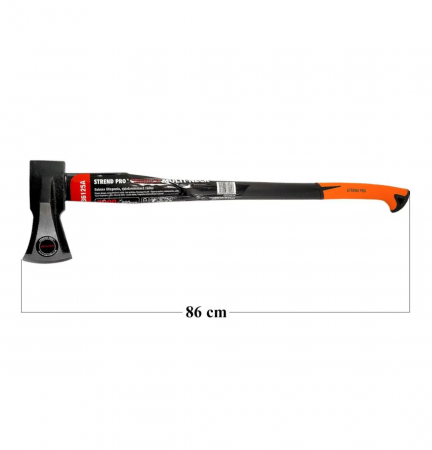 Topor pentru despicat, coada fibra, 2 kg, 80 cm, Strend Pro [3]