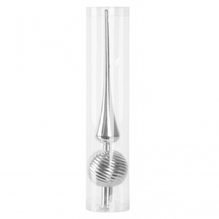 Varf pentru bradul de Craciun, 28 cm, argintiu, MagicHome [1]