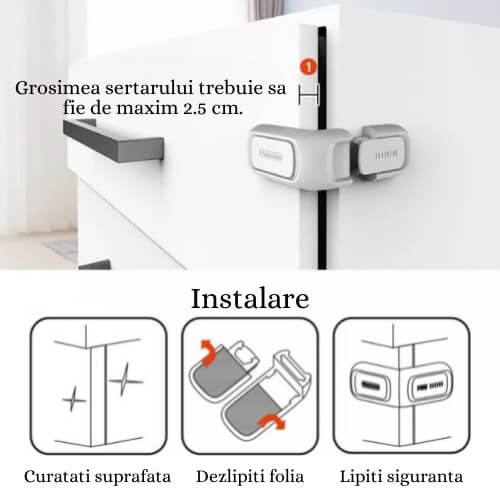 pasi instalare siguranta fixa