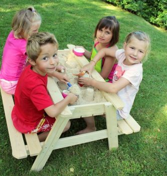 Joaca si sport exterior - Masa cu bancute si lada de nisip Table Sable - Soulet