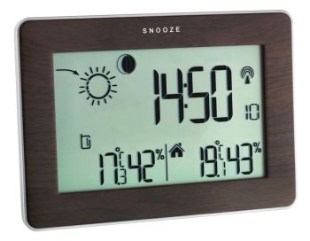 Interfoane, Sterilizatoare, Electronice diverse - Statie meteo cu transmitator wireless wood TFA 35.1128.08