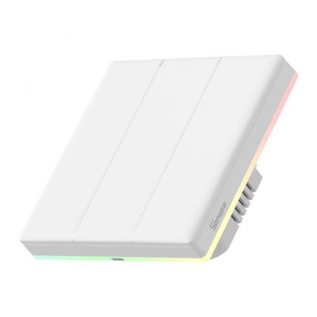 Intrerupatoare Smart - Intrerupator Smart cu Touch si WiFi, Sonoff TX T5 3C ( 3 Canale )