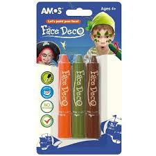 Face Deco AMOS Pirat 3 culori/set