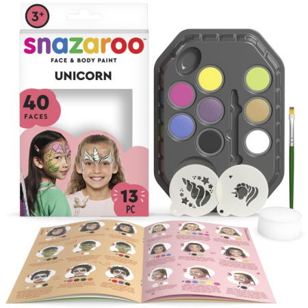 Set pictura pe fata Unicorni SNAZAROO