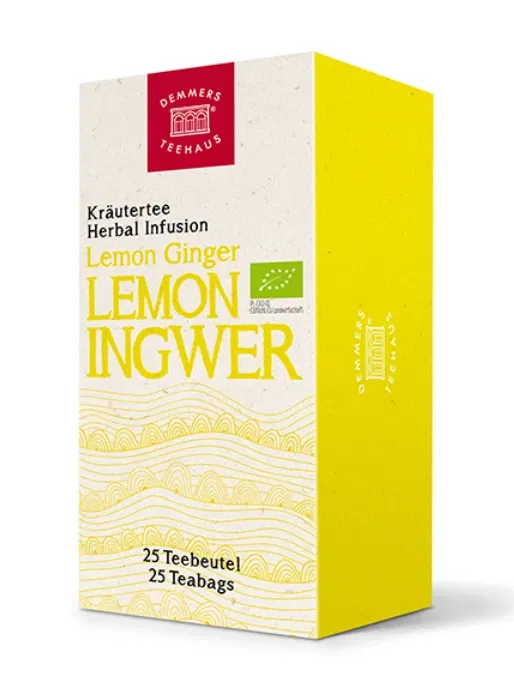 Ceai plic - Demmers Teehaus Quick-T Lemon Ginger ceai plic aromat bio 25buc