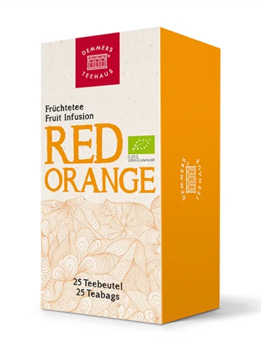 Ceai plic - Demmers Teehaus Quick-T Red Orange ceai plic aromat bio 25buc