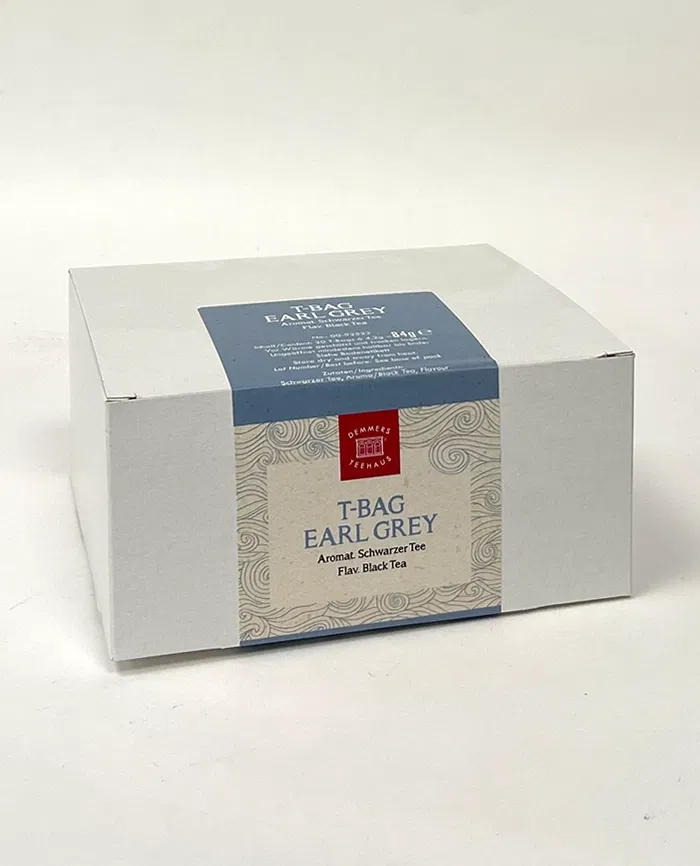 Ceai plic - Demmers Teehaus T-Bag Earl Grey ceai plic negru bio 20buc