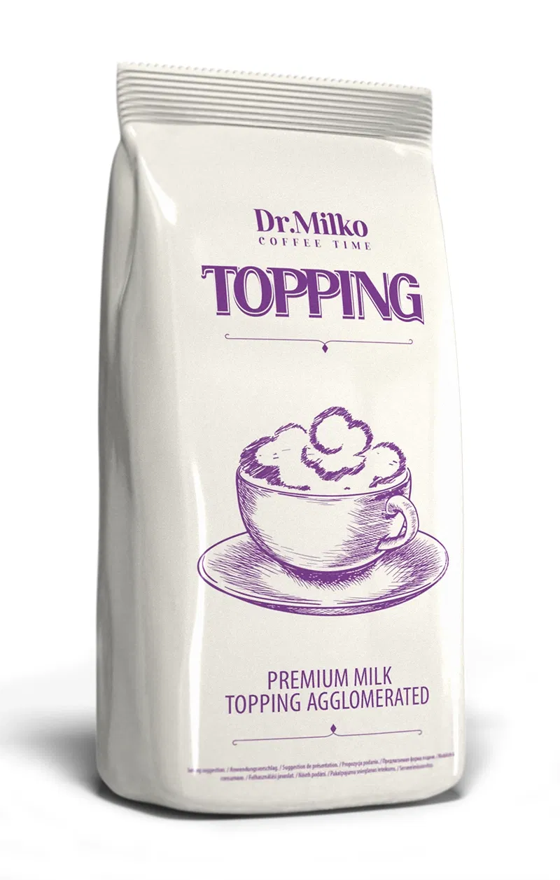 Lapte Cafea - Dr. Milko Topping lapte granulat 750g