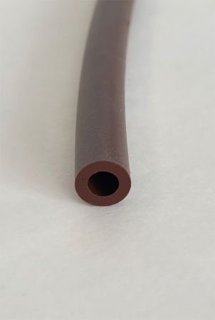 Pompe si accesorii - Furtun silicon alimentar maro 6x12 1m