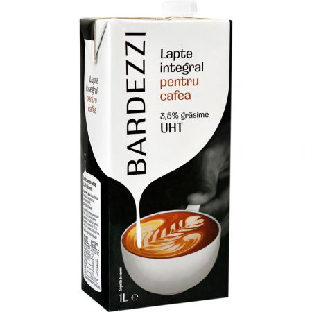 Lapte Cafea - Bardezzi Lapte integral pentru cafea 3,5% grasime UHT 1L