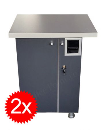 Aparate - Pachet 2x Cabinet Aparat Cafea VM4 Antracit