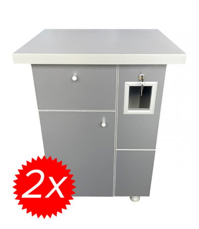 Aparate - Pachet 2x Cabinet Aparat Cafea VM8 Antracit