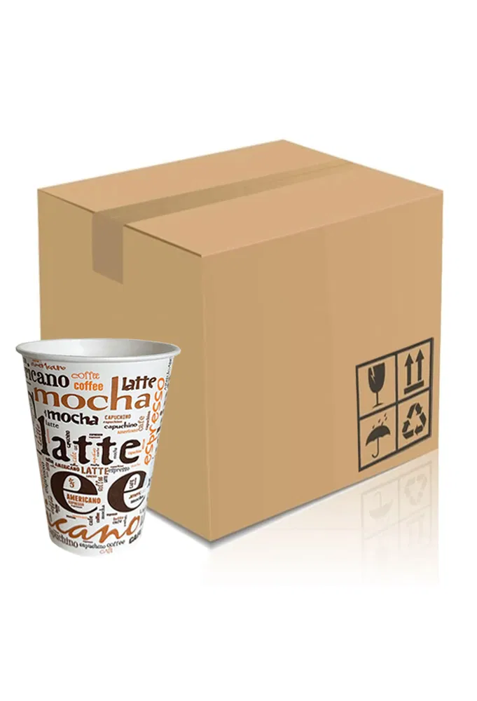 Baxuri Pahare - Pahar carton 8oz Coffee Coffee SIBA bax 1000buc