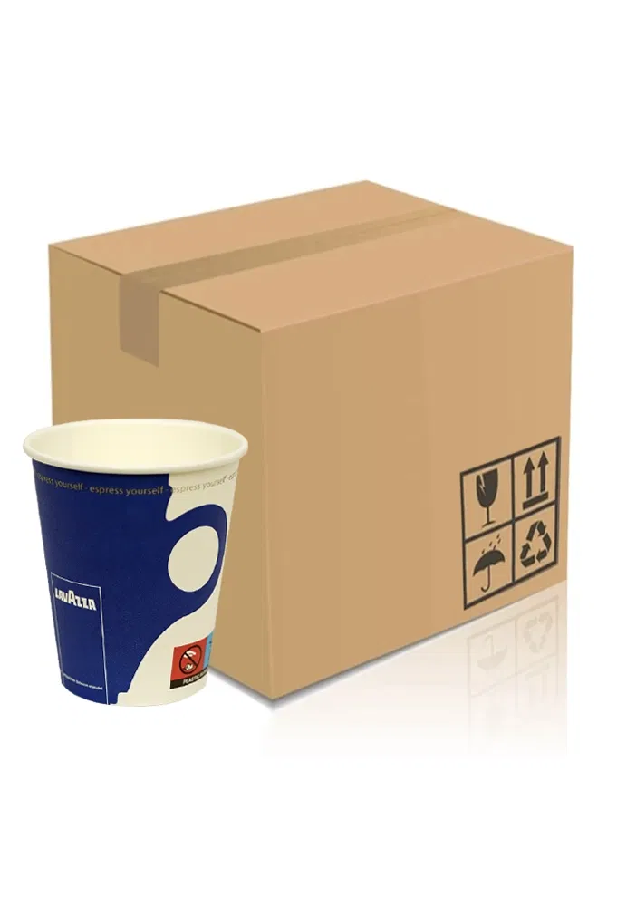 Baxuri Pahare - Pahar carton 8oz Lavazza SIBA bax 1000buc
