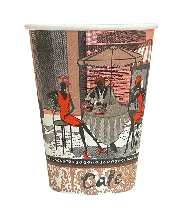 Pahare de cafea - Pahar Carton 6oz Paris 50 buc