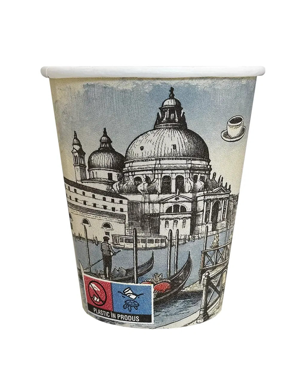 Pahare de cafea - Pahar Carton 8oz Venezia 50 buc