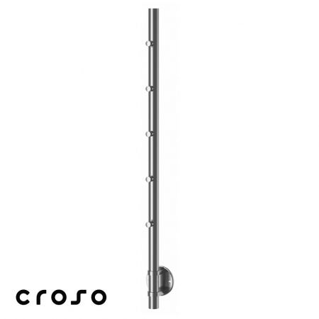 Montanti echipati balustrada inox - 5 traverse / lateral / 1200 mm