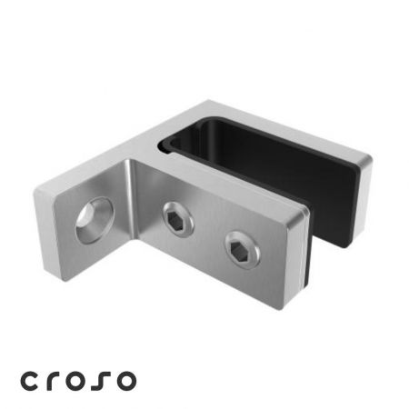 Fara categorie - Clema sticla-perete 90°