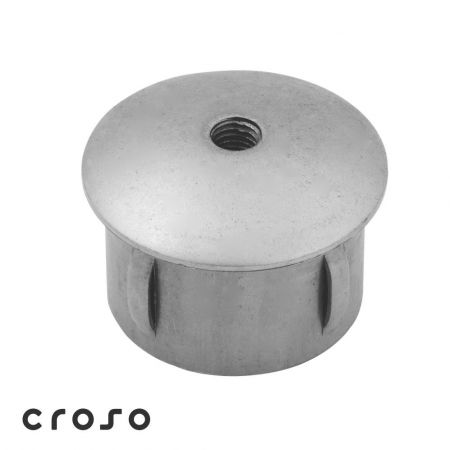 für Rundrohr - M8 Stahl Kappe Ø33,7-42,4 x 1,8-3,5