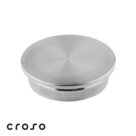 für Rundrohr - Flache Kappe Ø42,4 x 3,0