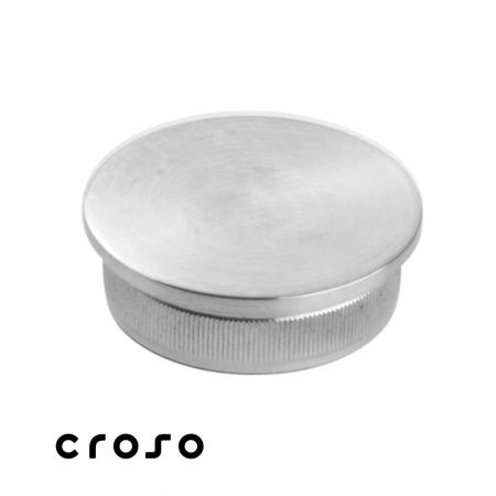 für Rundrohr - Flache Kappe Ø42,4 x 3,0-4,0